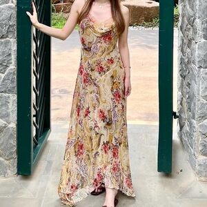 Vintage 100% Silk Slip Dress